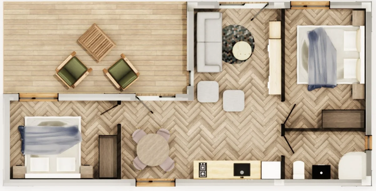 AB Mobilne kućice - Glamping 